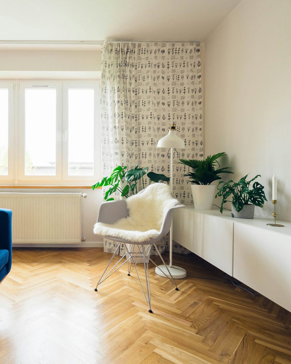 Bright apartment living room
