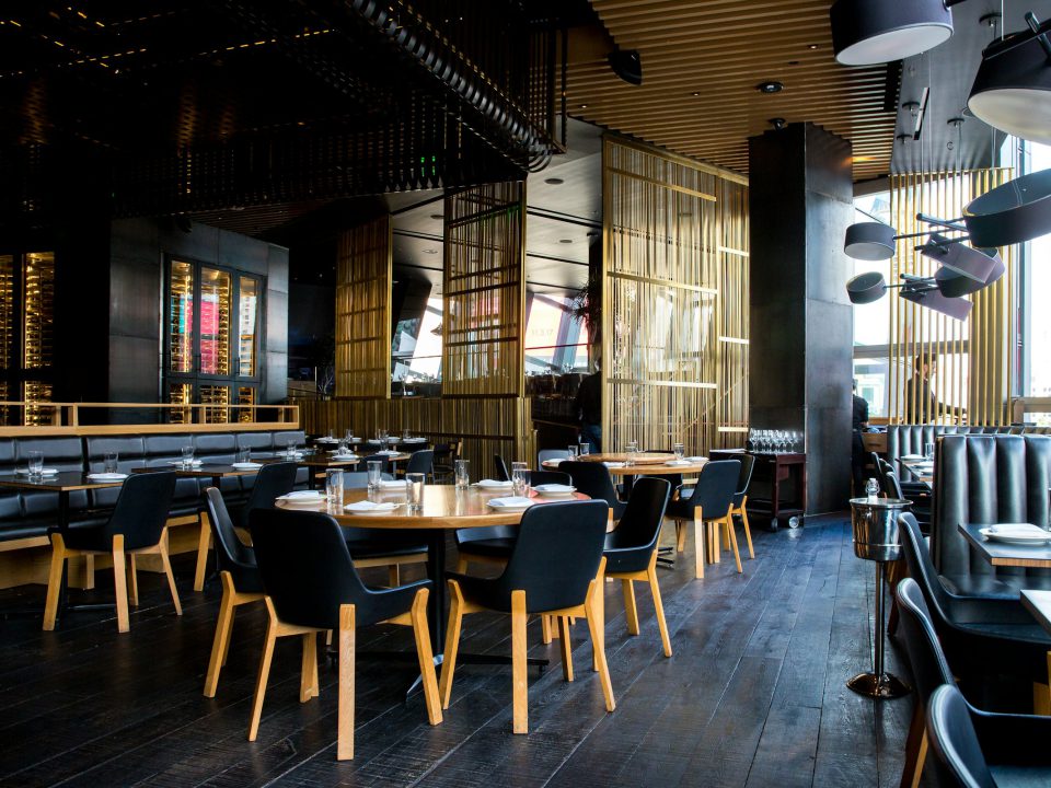 Restaurant dining room interior